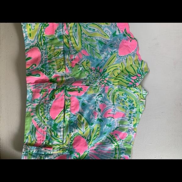 Lilly Pulitzer Walsh Short Coconut Jungle 00 - Picture 5 of 8